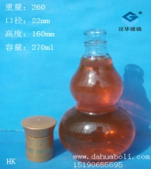 250ml玻璃葫蘆酒瓶