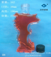 220ml工藝玻璃酒瓶