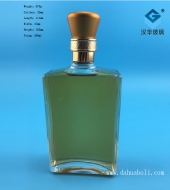 500ml長方形玻璃白酒瓶