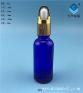 30ml花籃蓋藍色膠頭滴管玻璃瓶