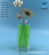 150ml長(zhǎng)方形無火藤條玻璃香薰瓶