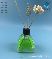 100ml絲口蒙古包玻璃香薰瓶批發