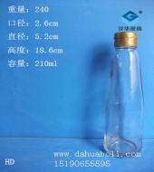 200ml錐形麻油玻璃瓶